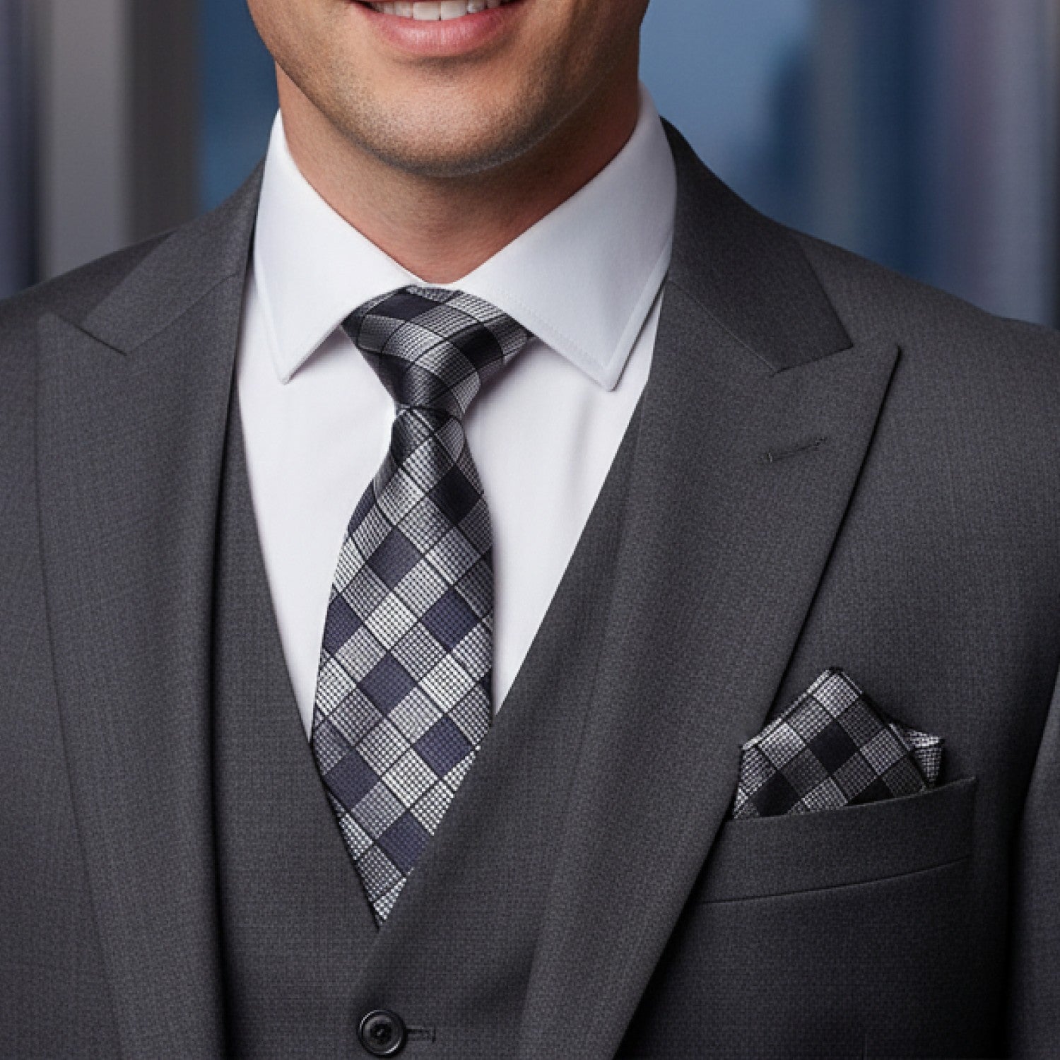 Diamond Pastel Necktie