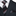 A Black, Grey, Red Stripe With Houndstooth Pattern Necktie, Matching Pocket Square