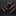 View 2: Black, Orange Stripe Tie and Matching Square ||Black, Orange