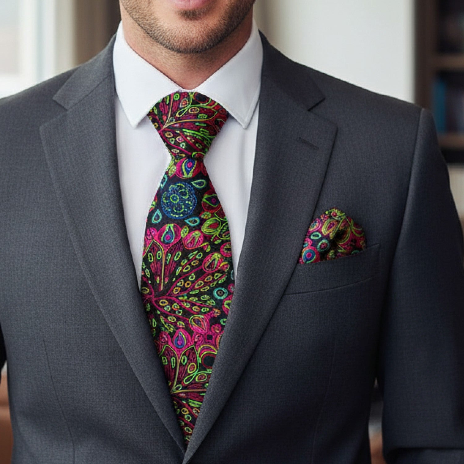 Distinctive Abstract Necktie