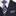 Main: A Black, Purple, White Plaid Pattern Necktie With Matching Pocket Square||Purple, Black, White