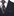 Main: Black, Red Abstract Tie and Square