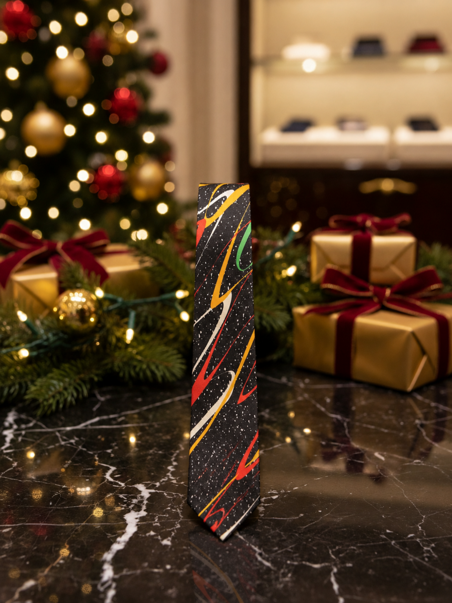 Christmas Blizzard Necktie