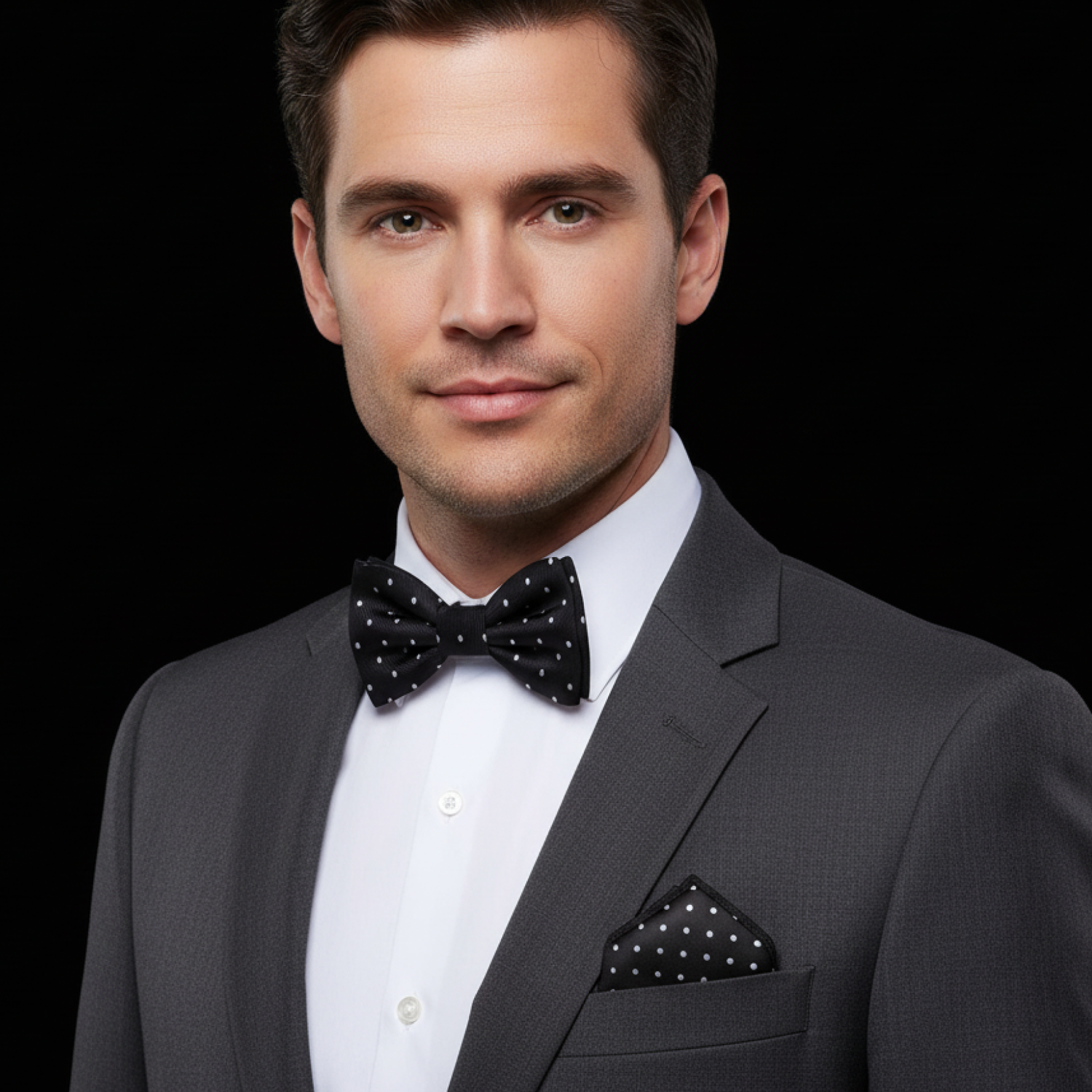 Polka Dot Bow Tie Collection | Black and White Classic Style