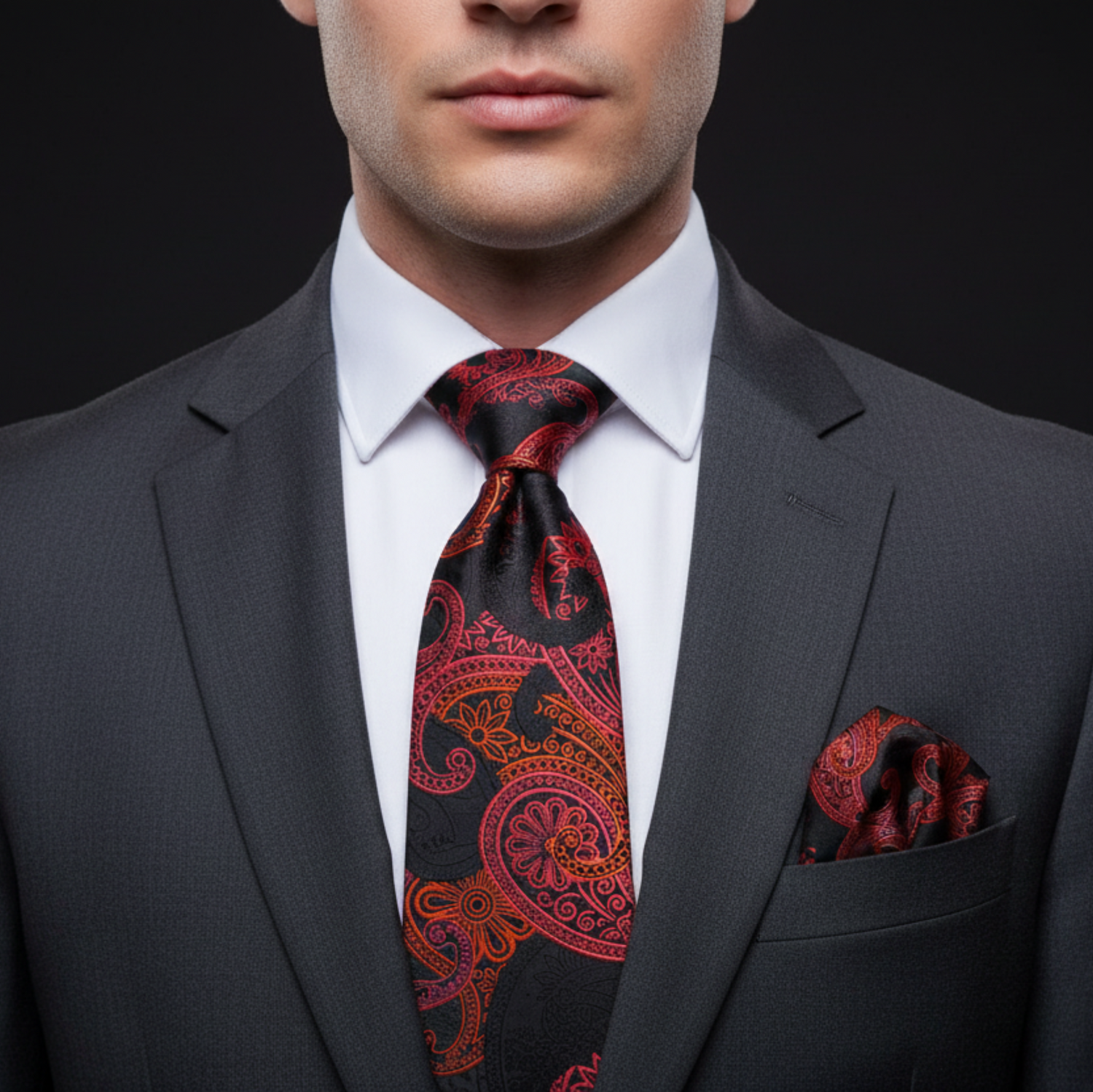 Precise Paisley Necktie