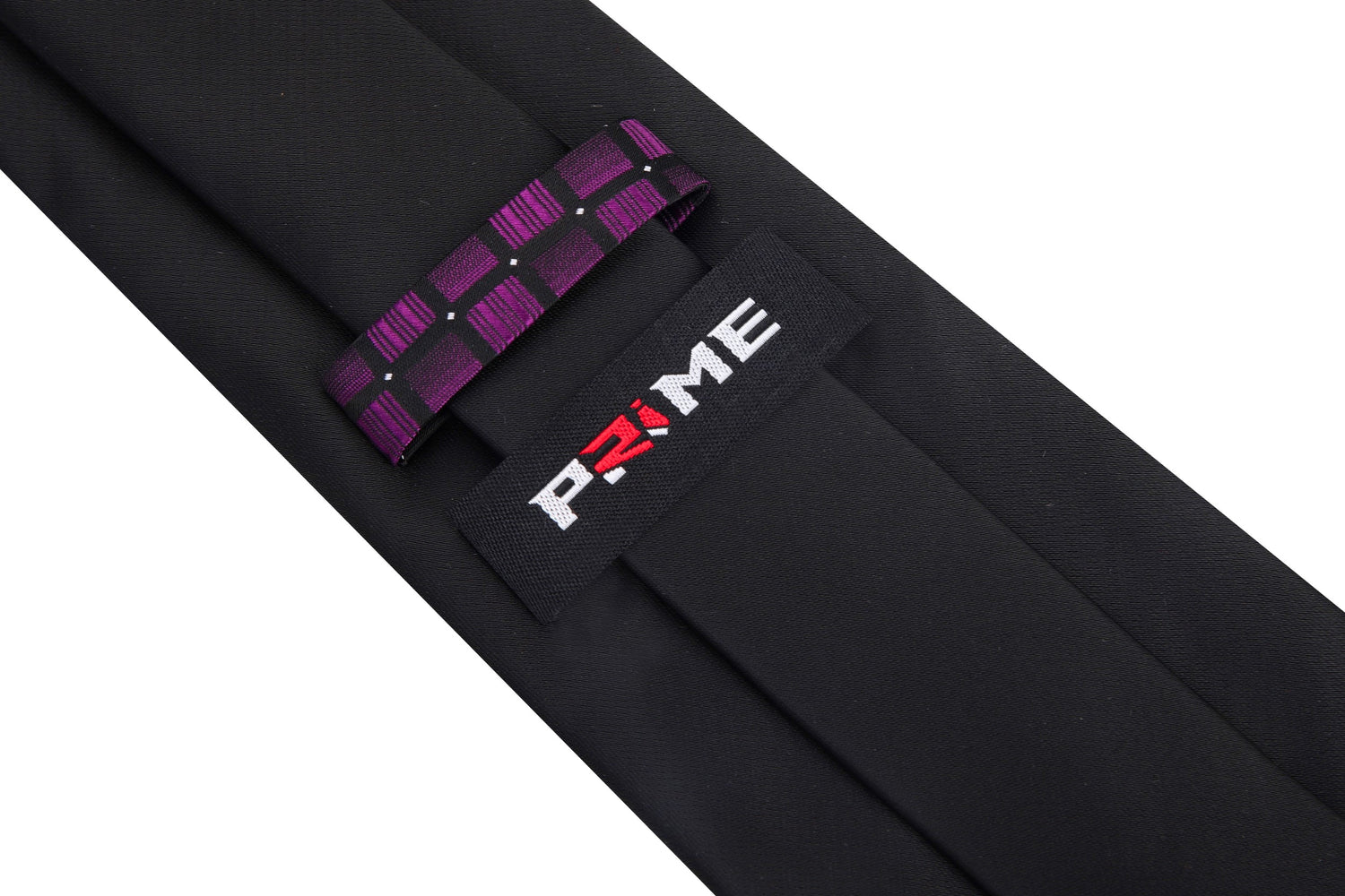 View 2: Black, Purple Geometric Necktie Keep