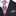 Main: Light Purple, Purple, White Brown Sketched Flowers Tie and Square