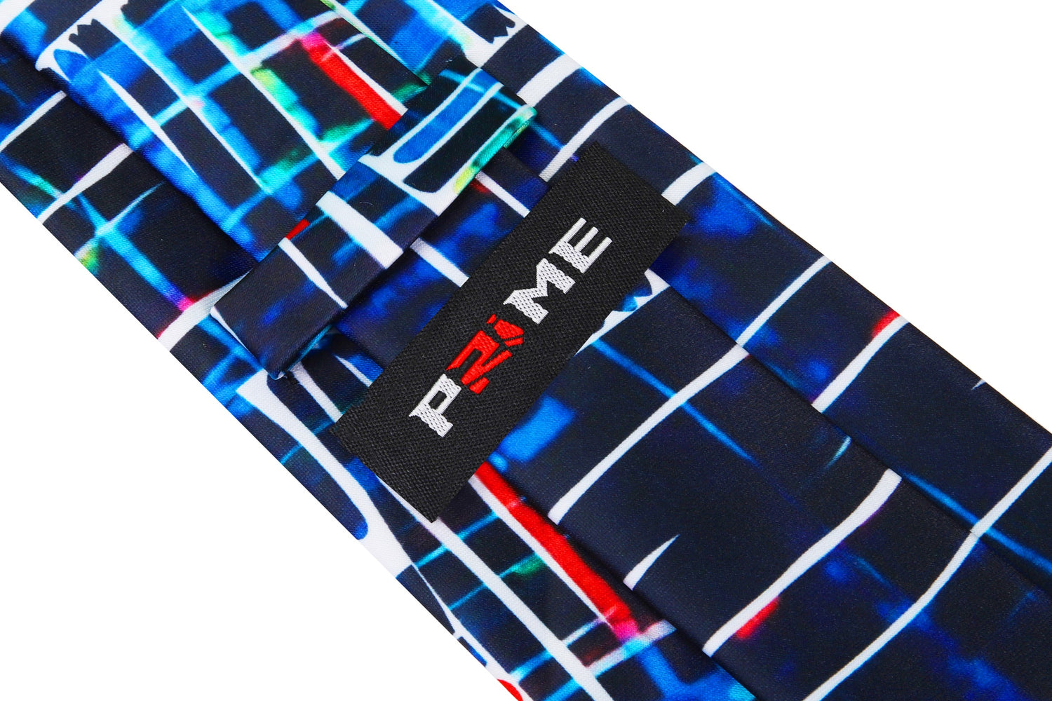 White, Blue, Red Abstract Necktie Keep