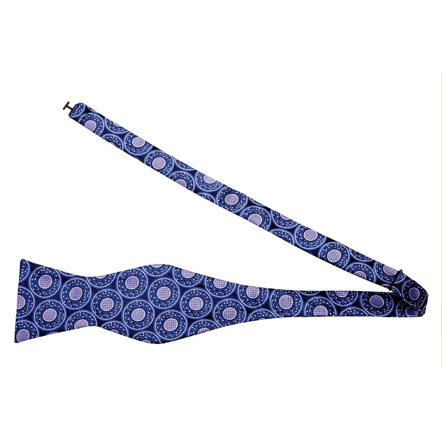 Blue Black Purple Donut Sprinkles Bow Tie Self Tie