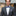 Blue Black Purple Donut Sprinkles Bow Tie and Accenting Square on man wearing suit