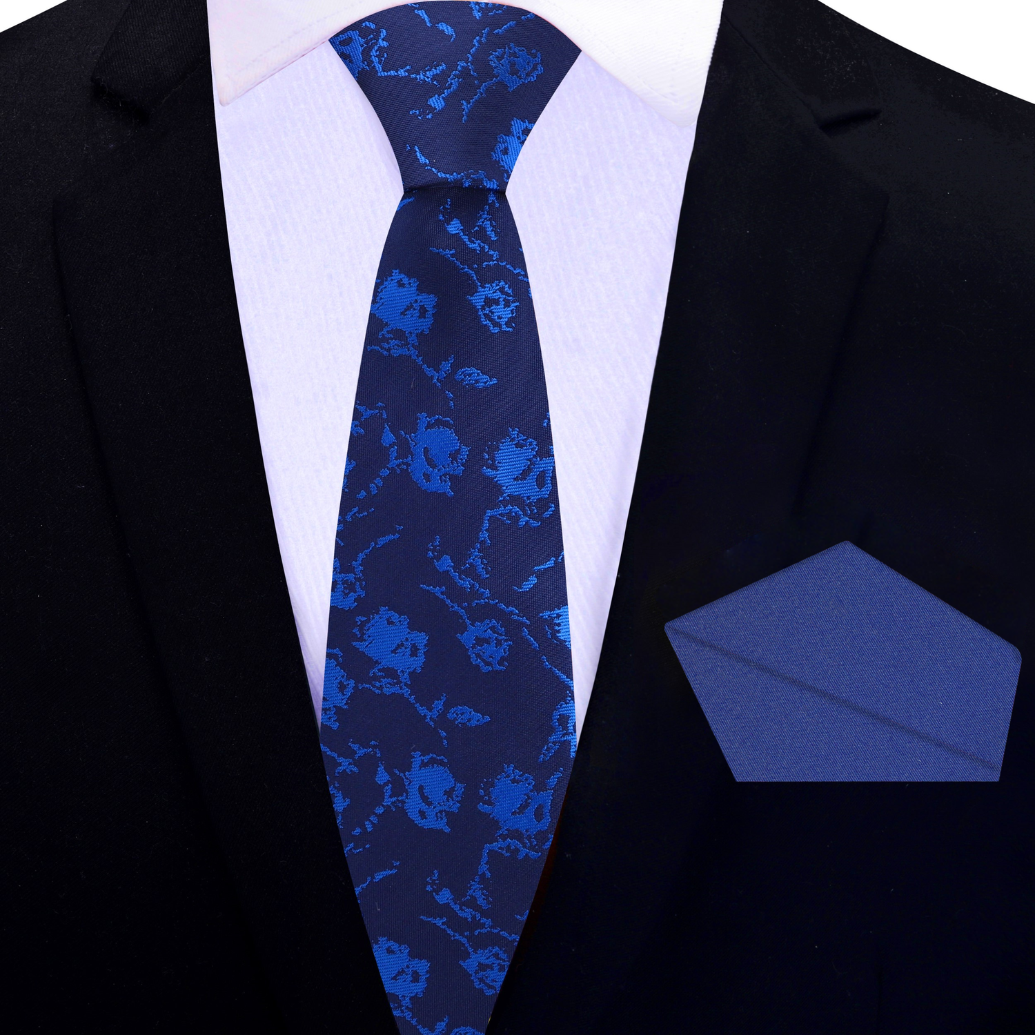 Ice Age Blue Abstract Necktie