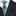 Blue Gold Snakeskin Pattern Necktie and Black Square
