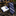 Blue Silver Grey Stripe Tie and Accenting White Blue Floral Square