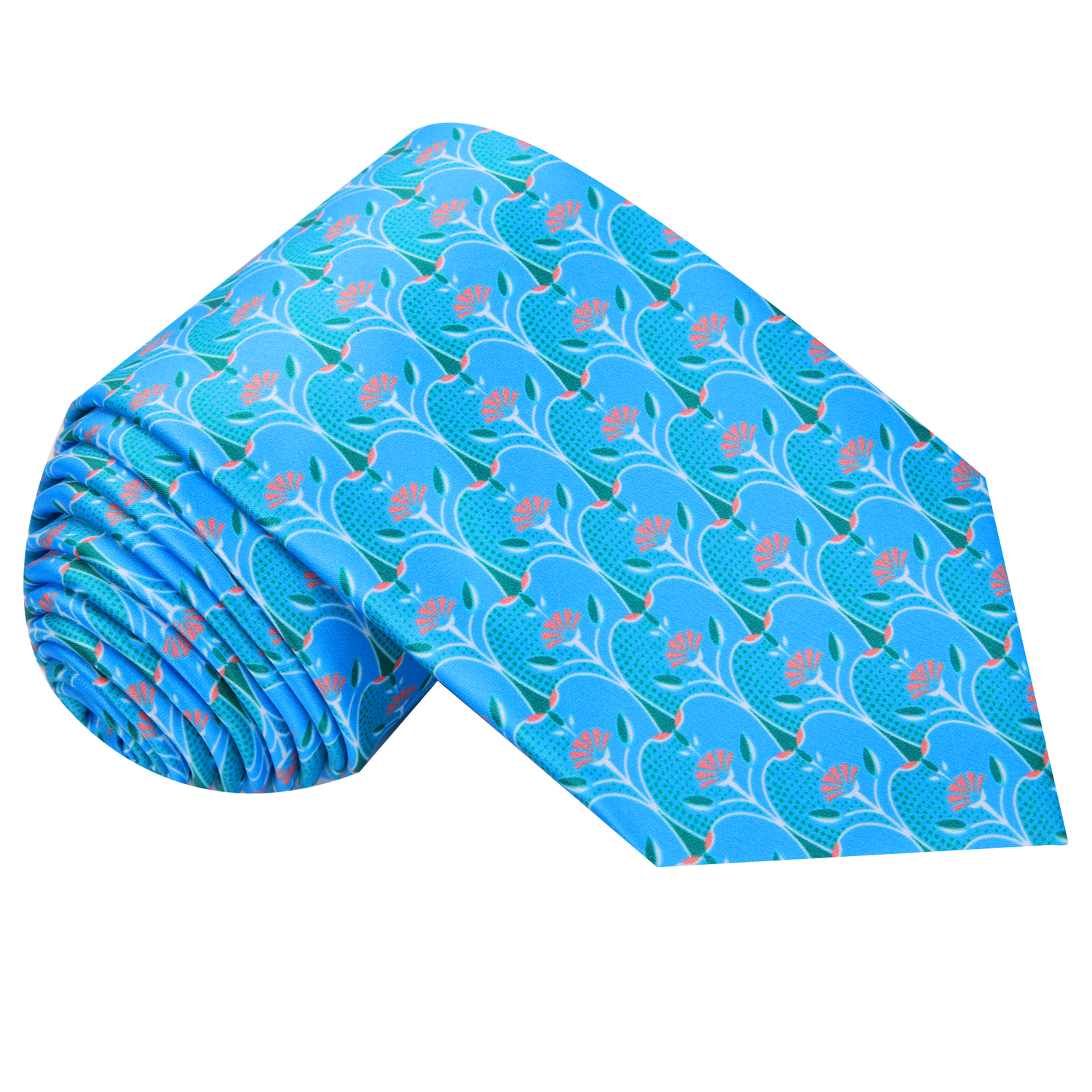 Light Blue Apple Slice Necktie