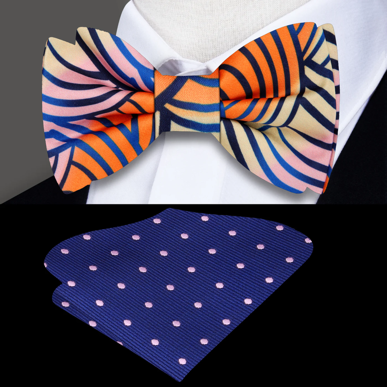 Panther Chameleon Bow Tie