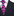 Pink, Blue abstract Waves Necktie and Accenting Square
