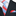 Main: Red Blue Stripe Tie and Pocket Square||Red, Blue