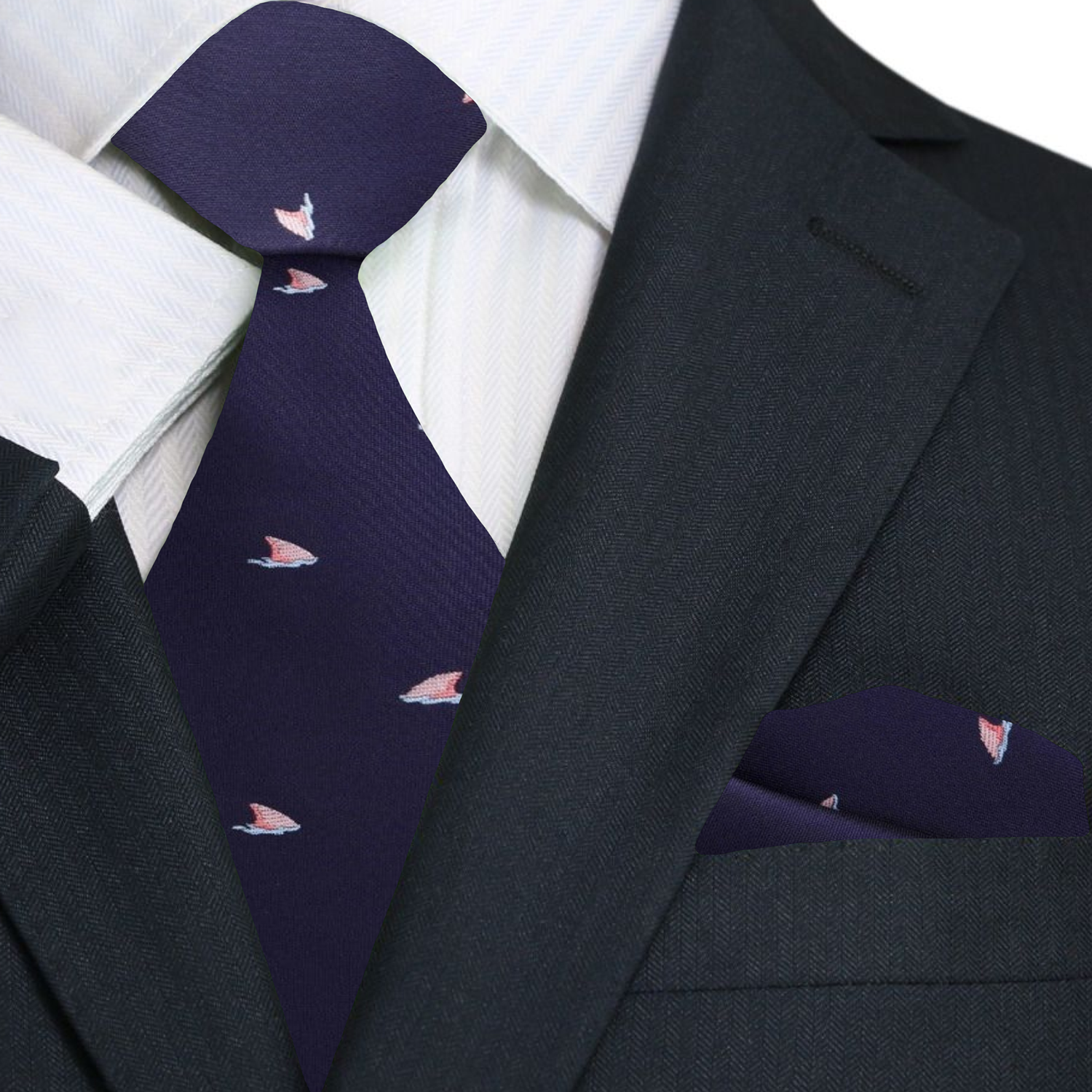 Shark Fins Necktie