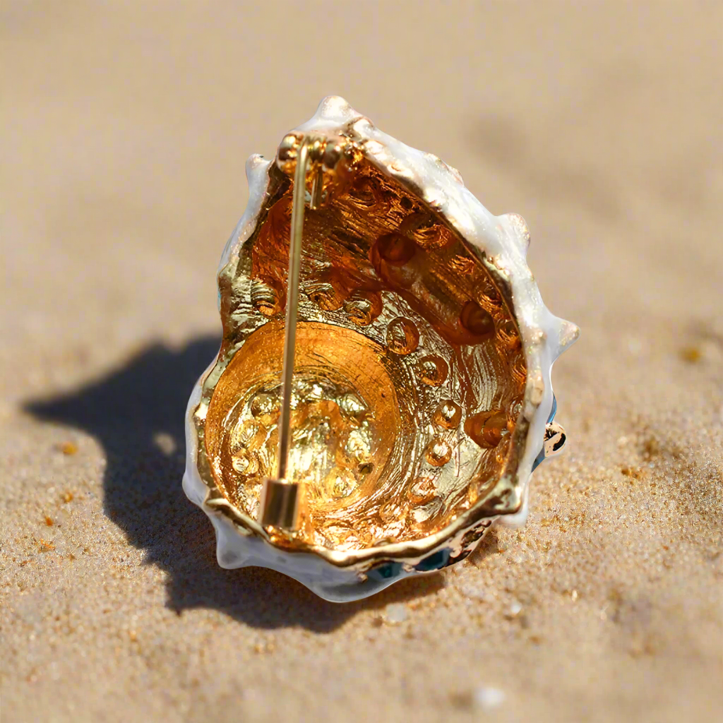 Conch Shell Lapel Pin