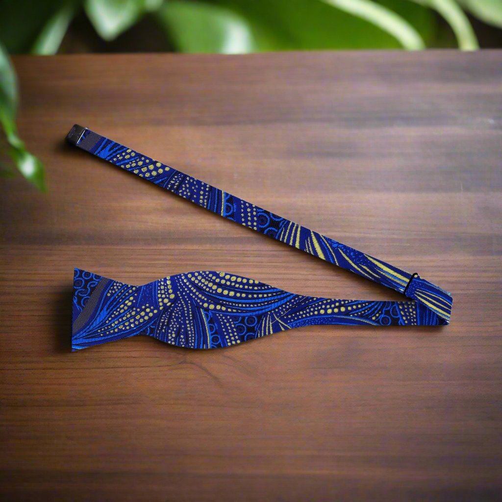 Acclaimed Abstract Self-Tie Bow Tie