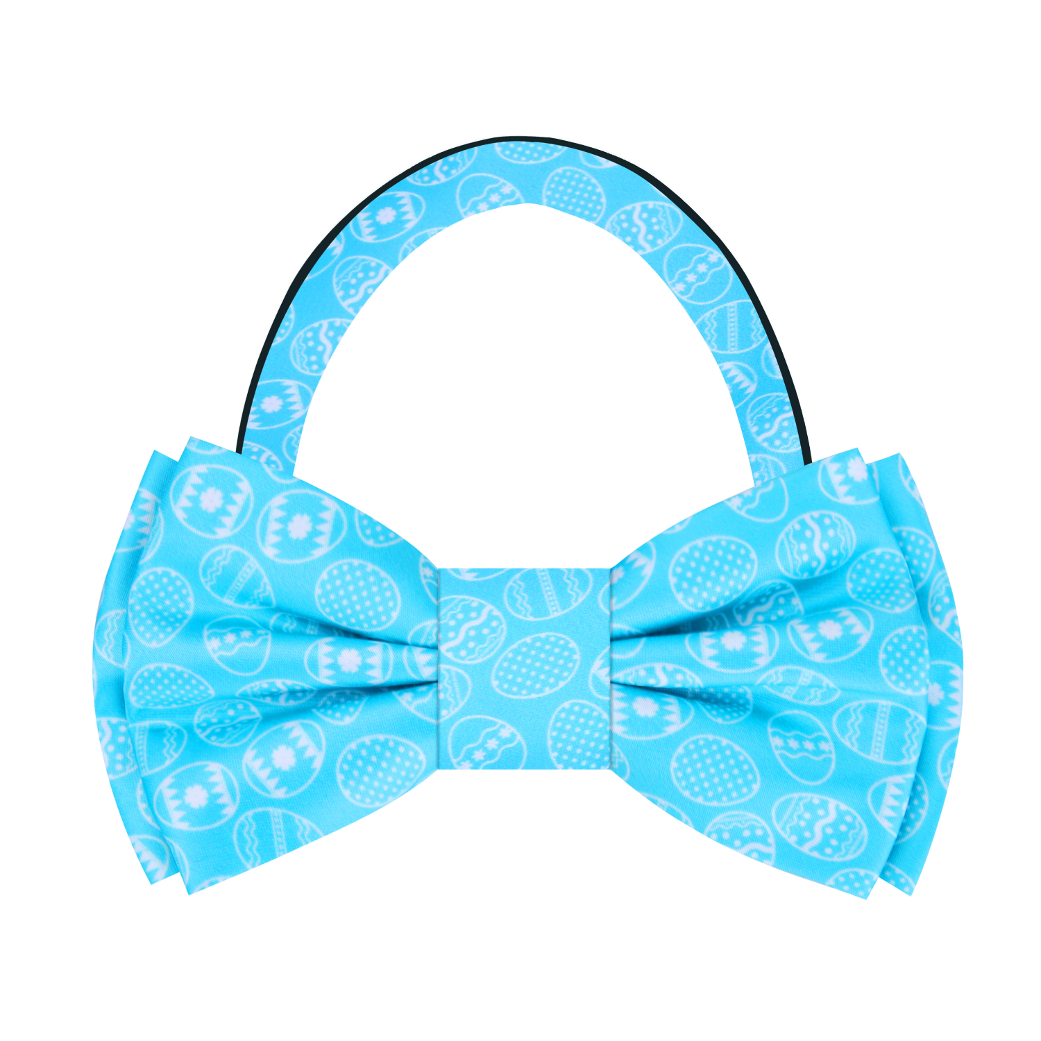 Bright Blue Easter Eggs Bow Tie Pre Tied