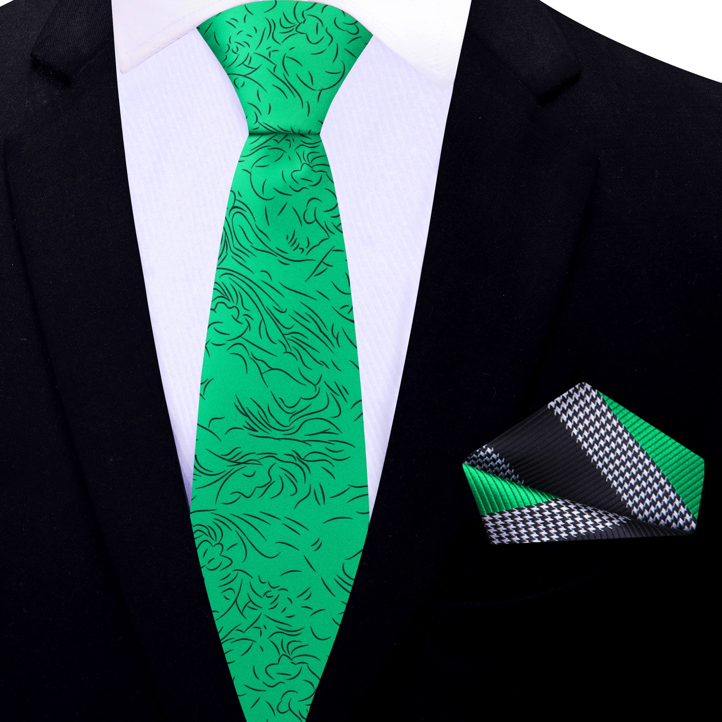 green dress tie Single Necktie / Regular (60