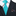 Teal Academic Tie and Accenting Brown Stripe Square