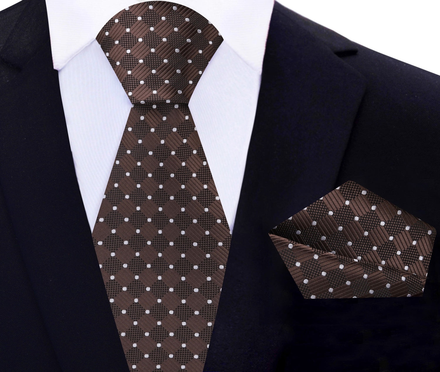 Brown Geometric Necktie and Matching Square