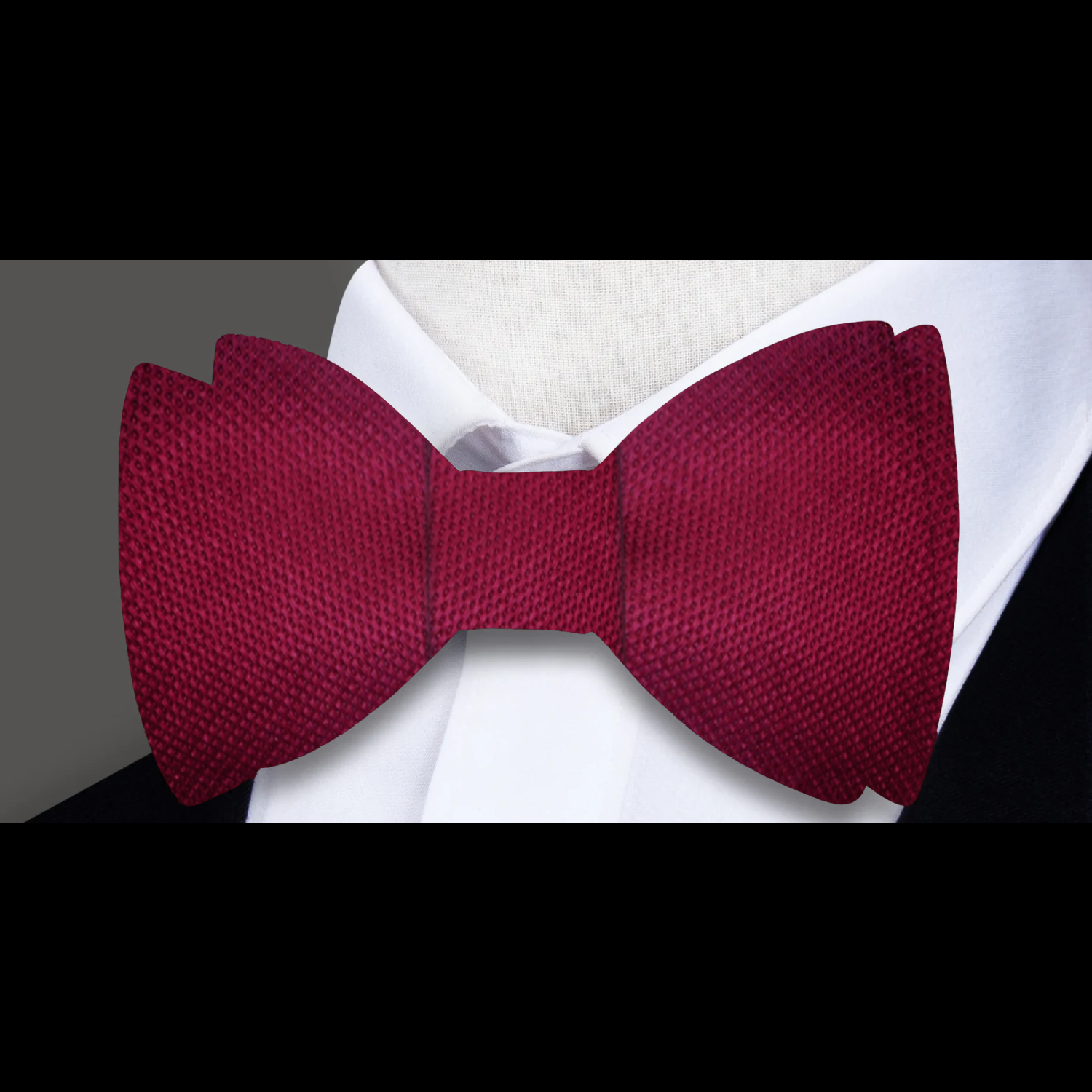 Burgundy Bow Tie