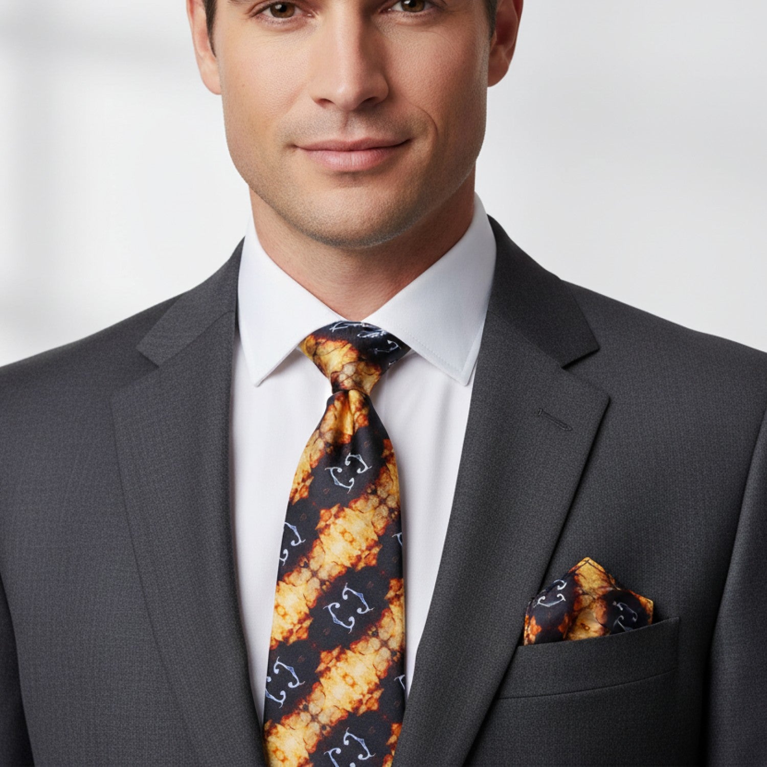 Caramel Macchiato Necktie | Warm, Smooth & Stylishly Refined
