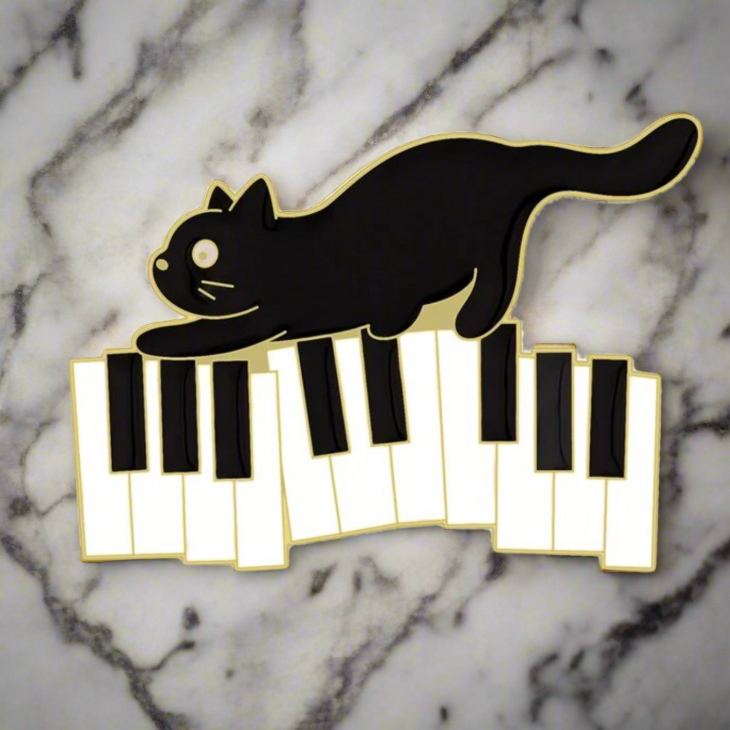 Keyboard Cat Lapel Pin