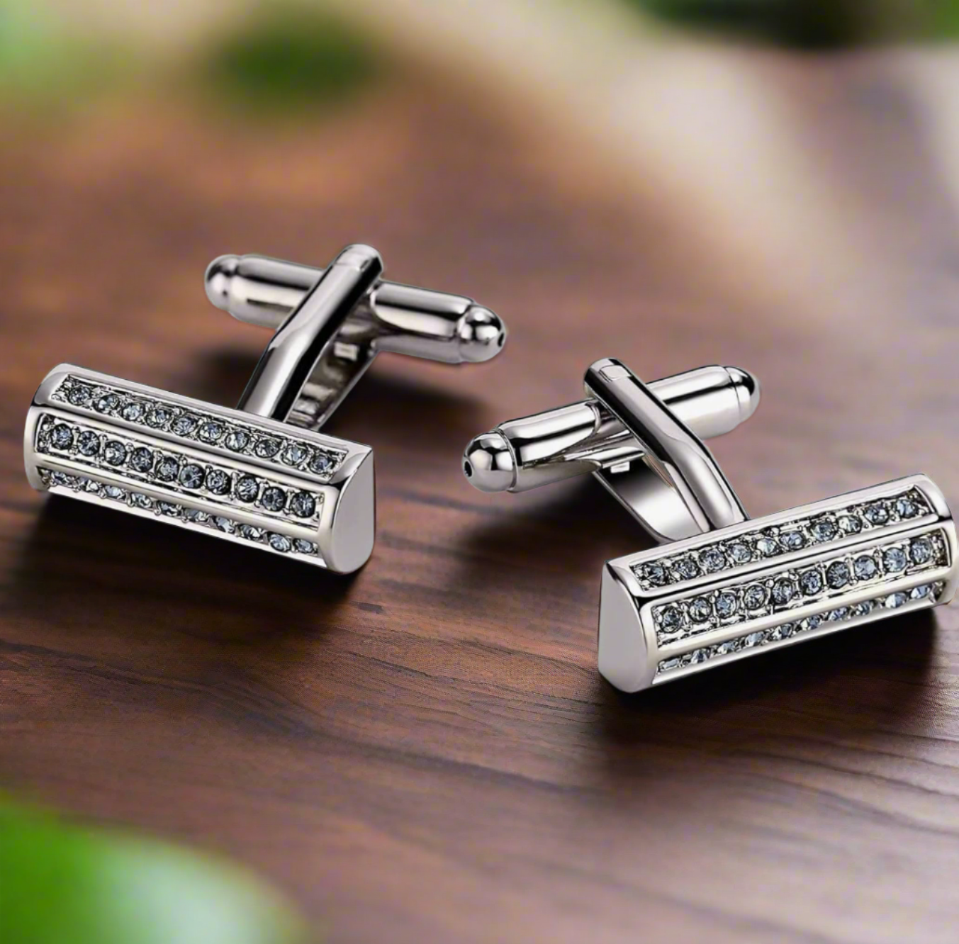 Chrome Cufflinks Nice!