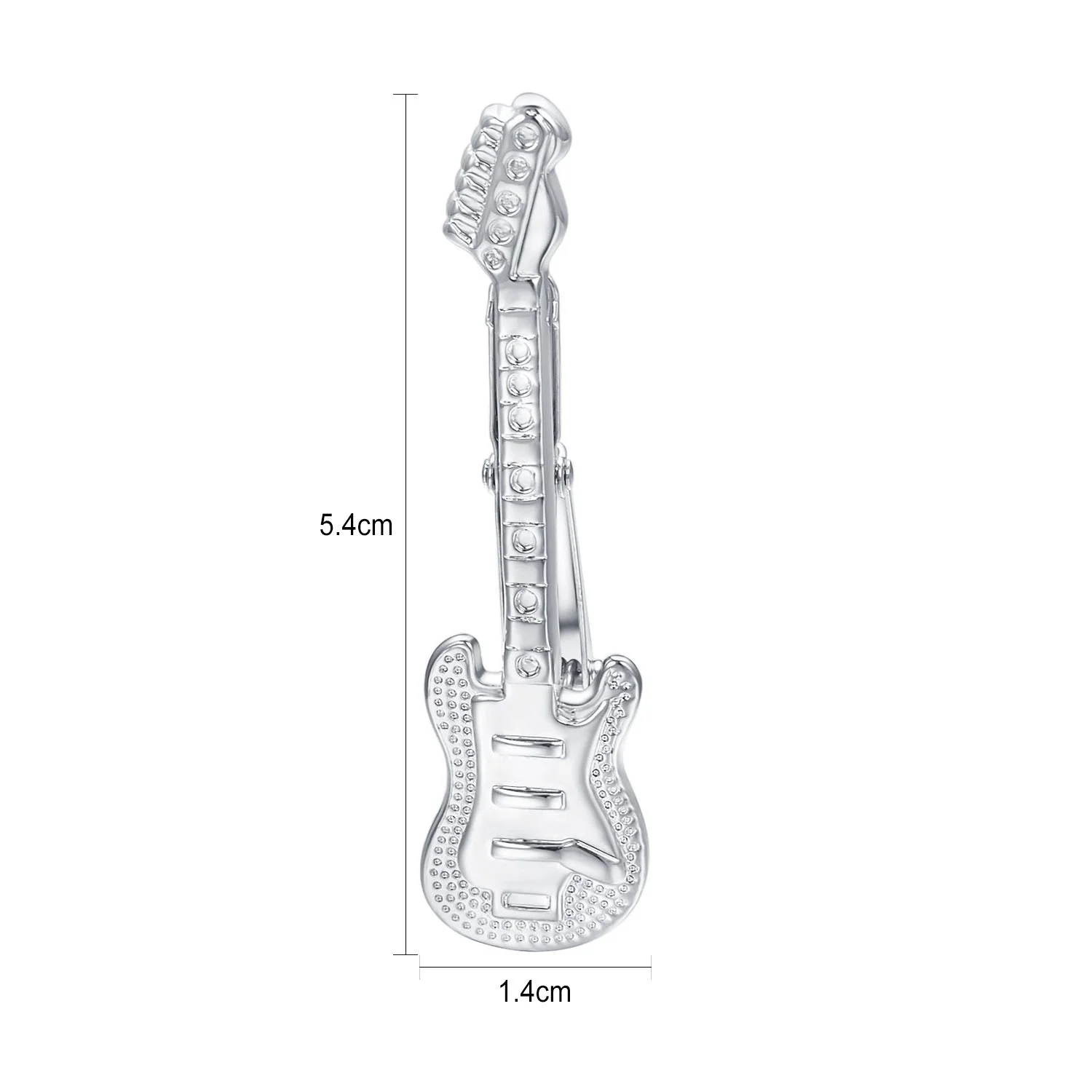 Dimensions of Guitar Tie Clip Dimensions