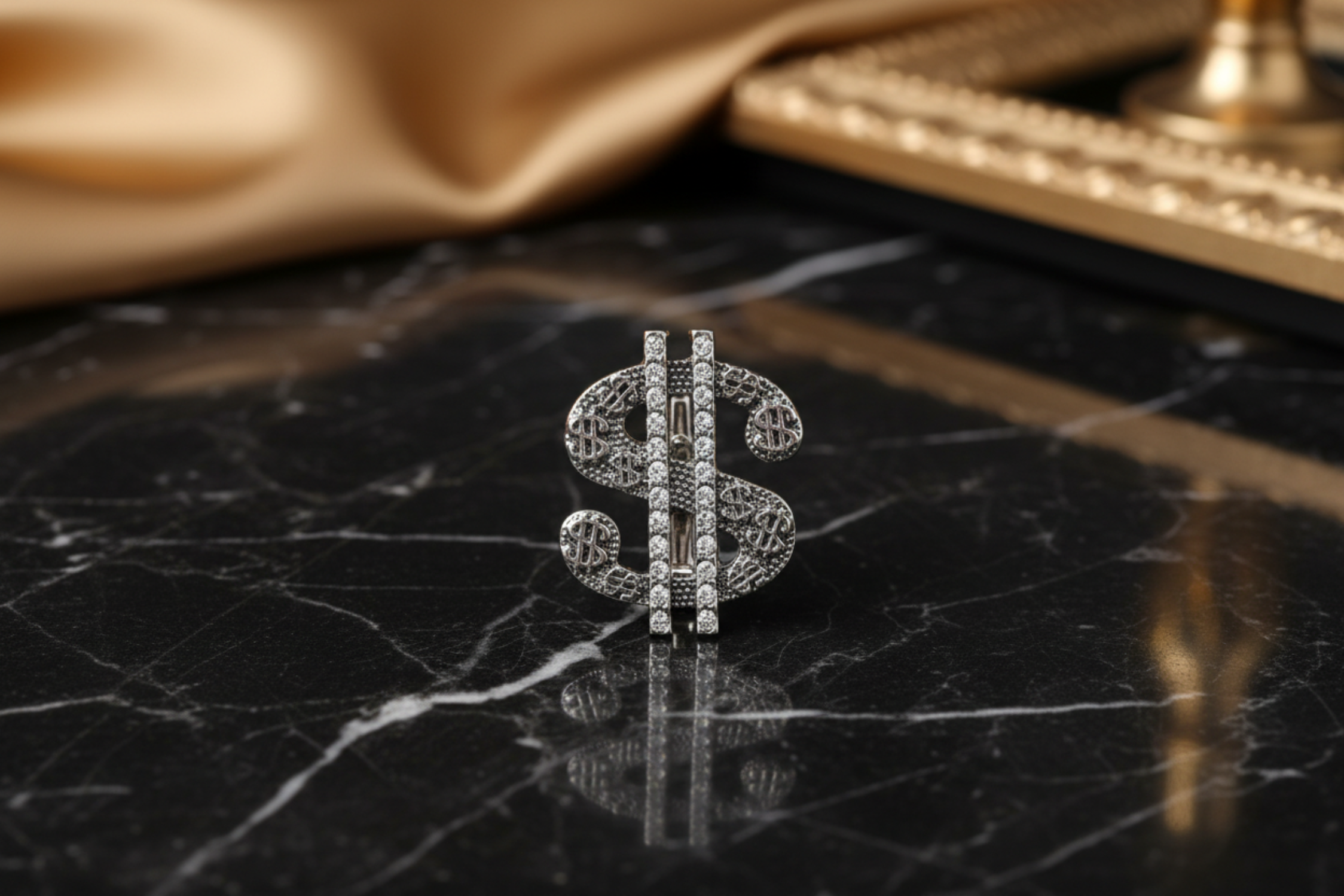 Money. Sign Pin Money Lapel Pin
