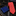 Red Small Flowers Tie and Blue Square