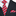 Red, Grey Stripe Tie and Pocket Square