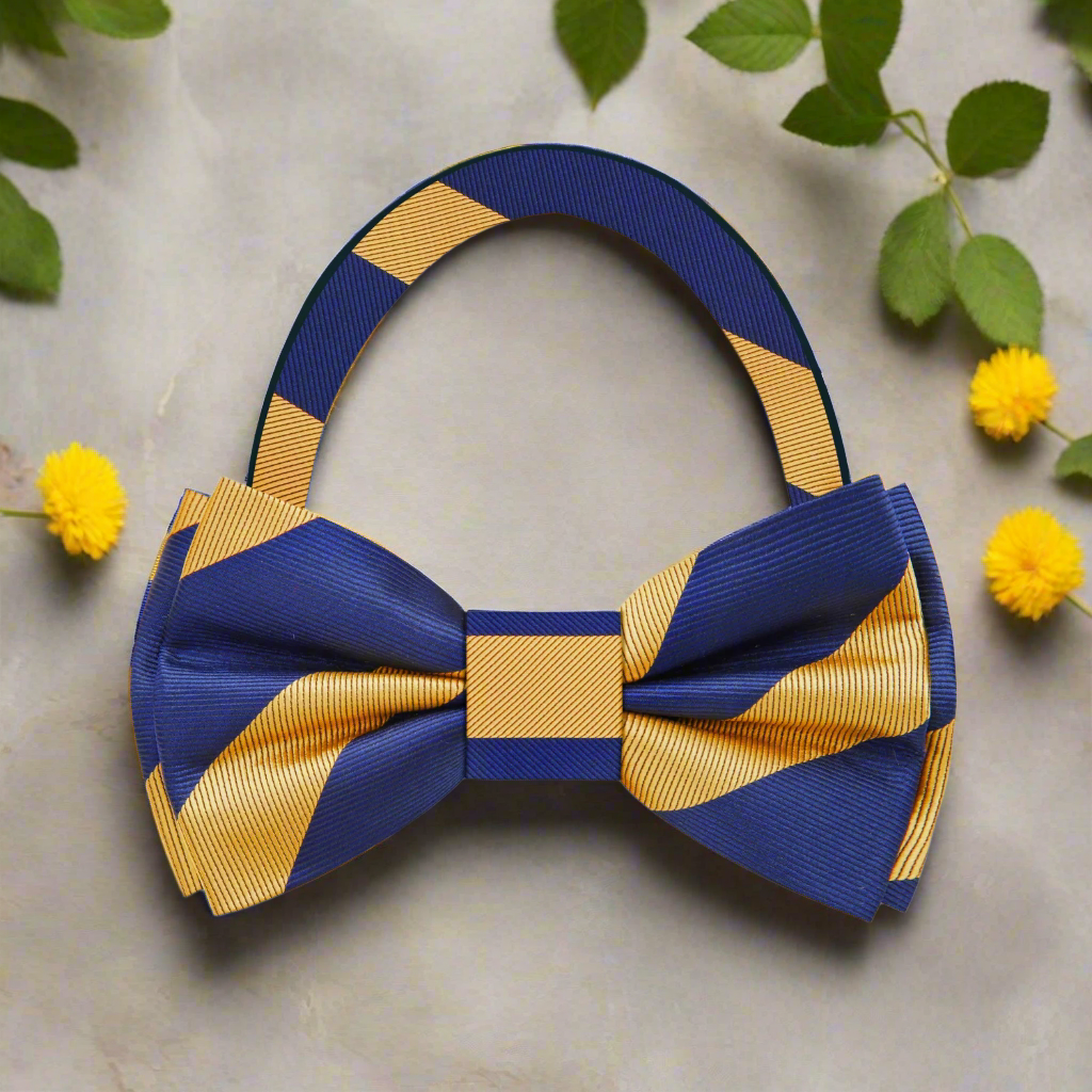 Max Stripe Self-Tie Bow Tie