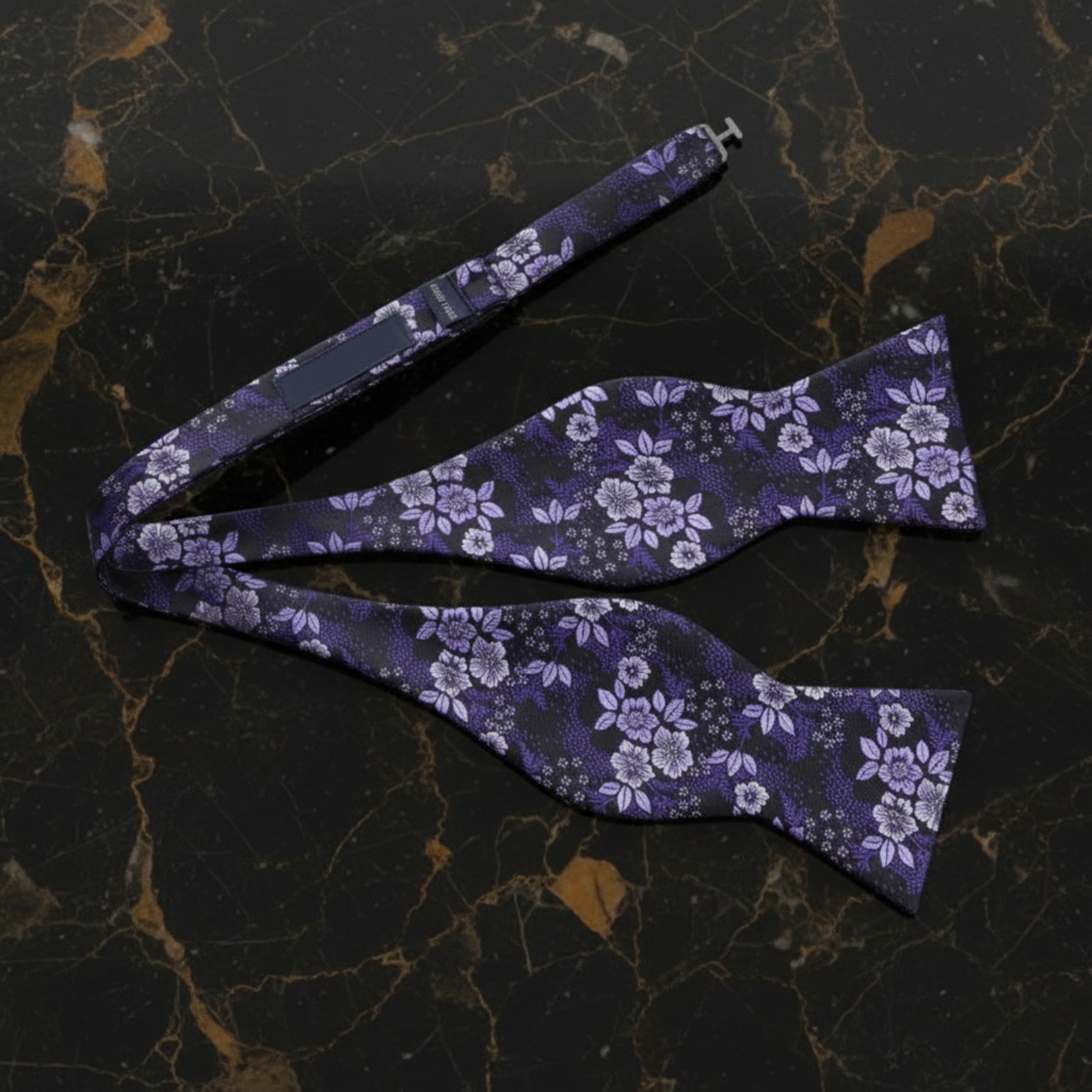 Original Floral Self-Tie Bow Tie display picture 2