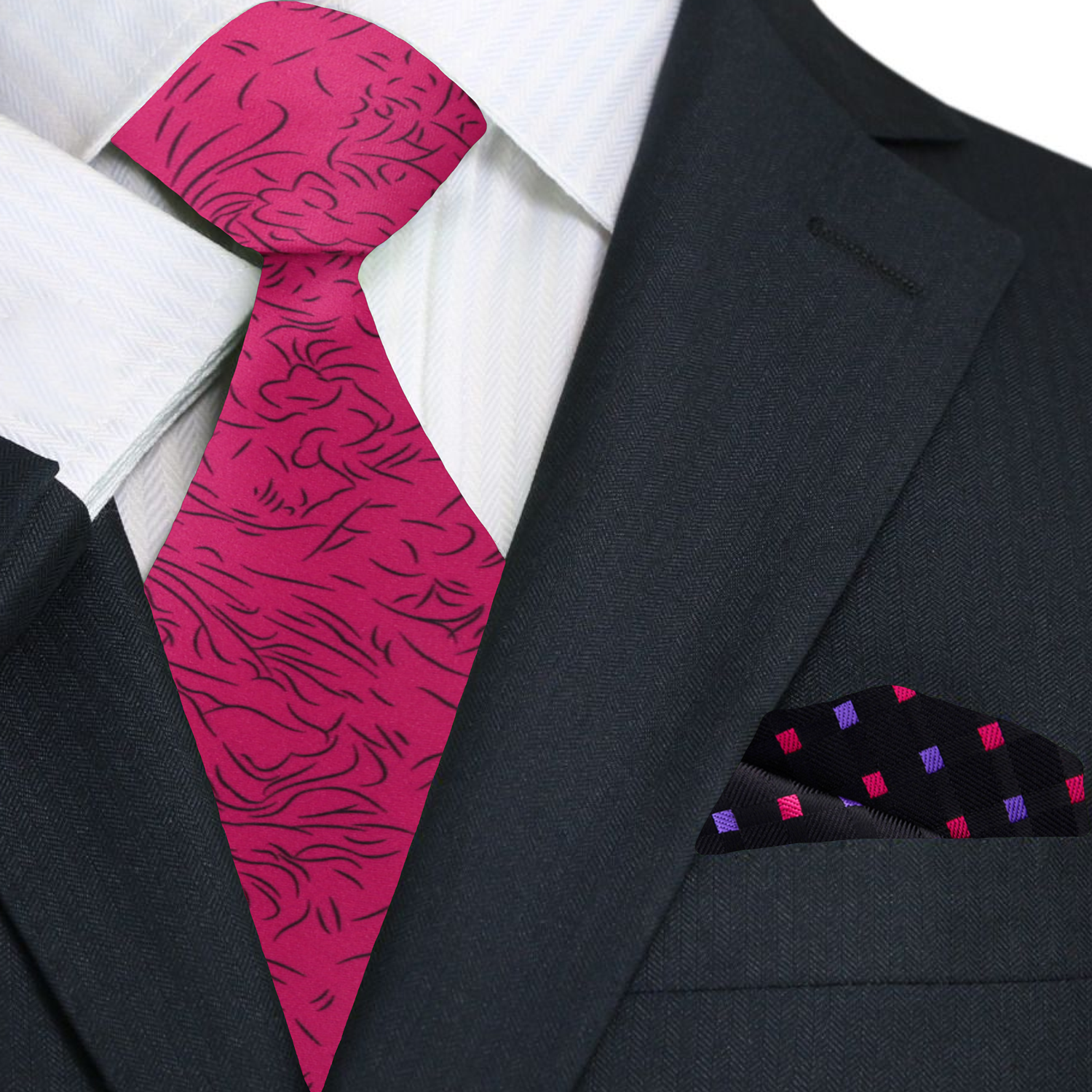 Rose Eternal Abstract Necktie