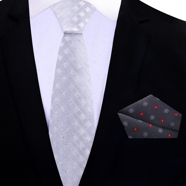 Elegant Silver Tie