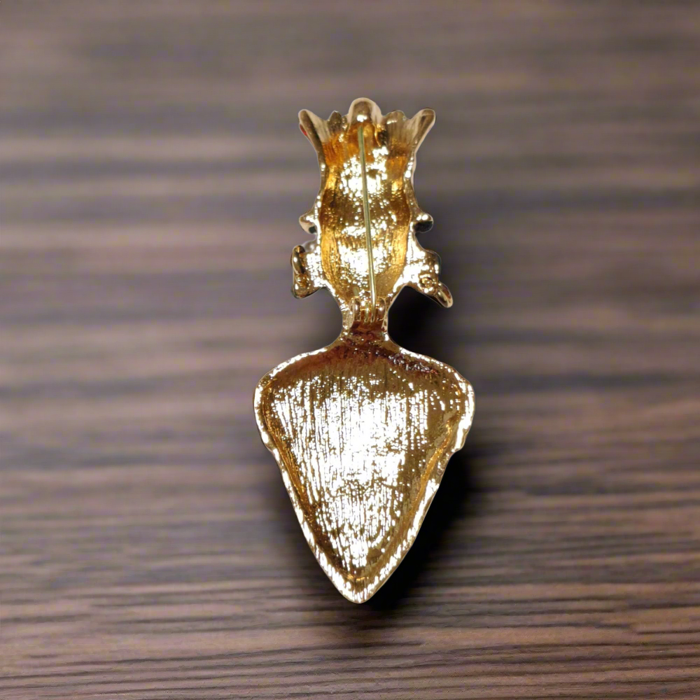 Back: Egyptian King Lapel Pin