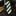 Forest Green and Ivory Stripe Necktie