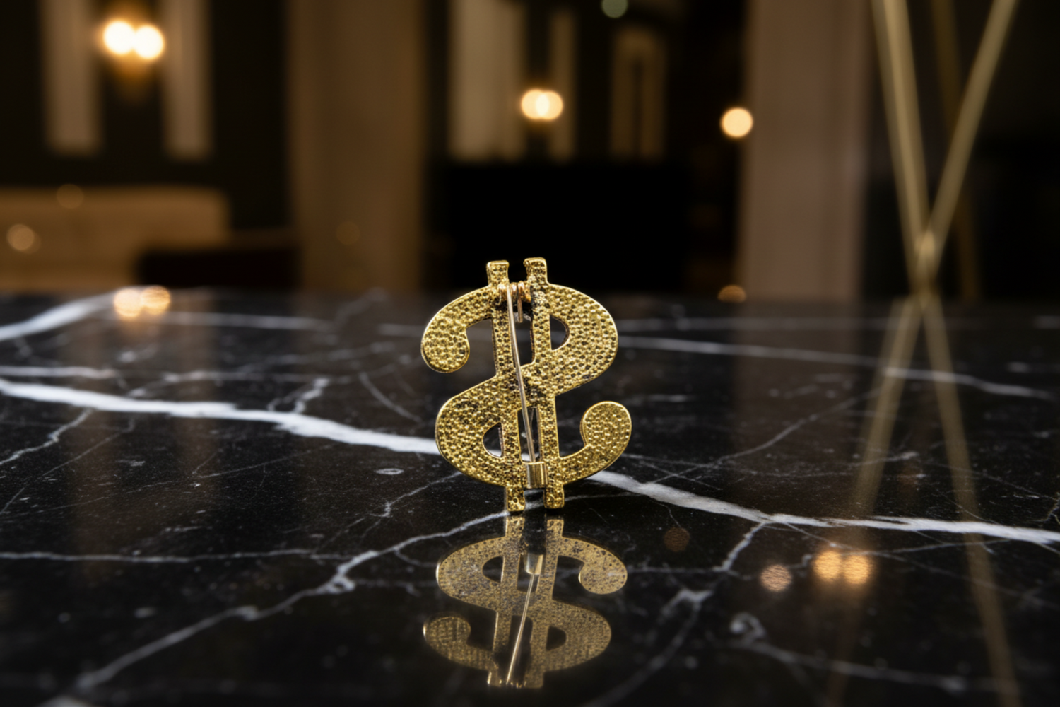Money. Sign Pin Money Lapel Pin