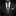 Grey Purple Black Small Flowers Tie and Square Accenting on man
