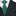 Main: Green, Black Hounds Tooth Tie and Square||Green/Black