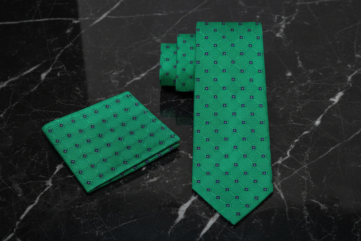 Powerful Green Necktie