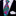 View 3: Green, Blue, Purple Red Abstract Necktie and White Square