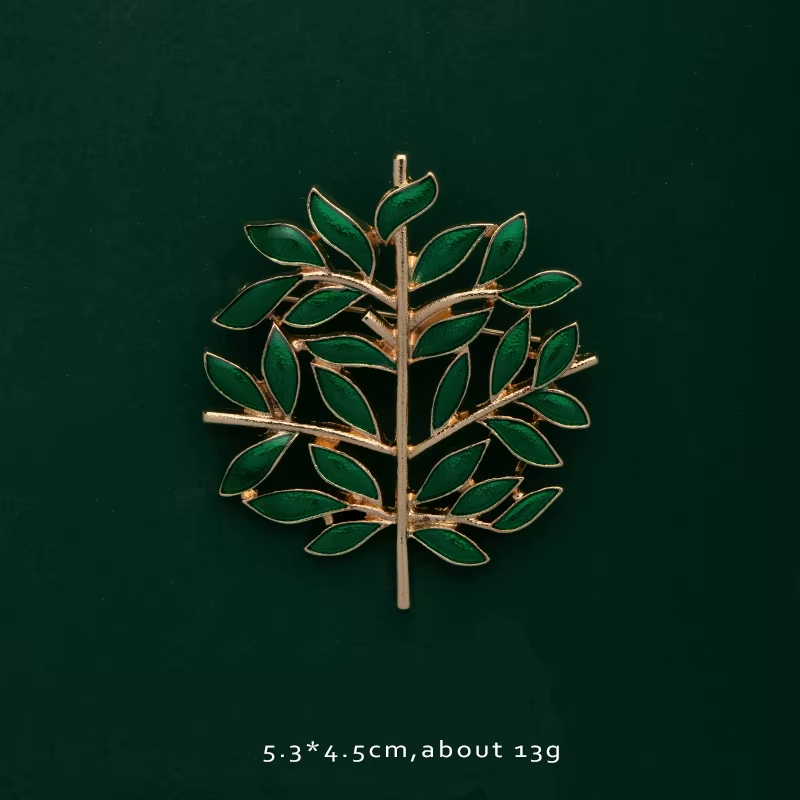 Olive Leaves Lapel Pin