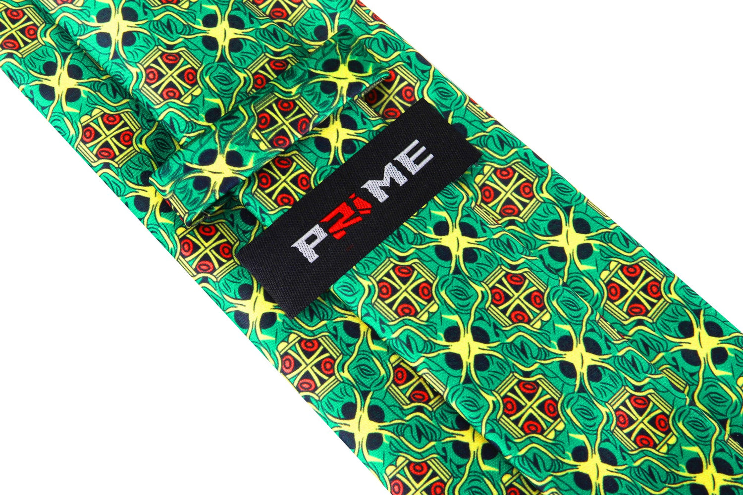 Green, Yellow and Red Abstract Tie Keep