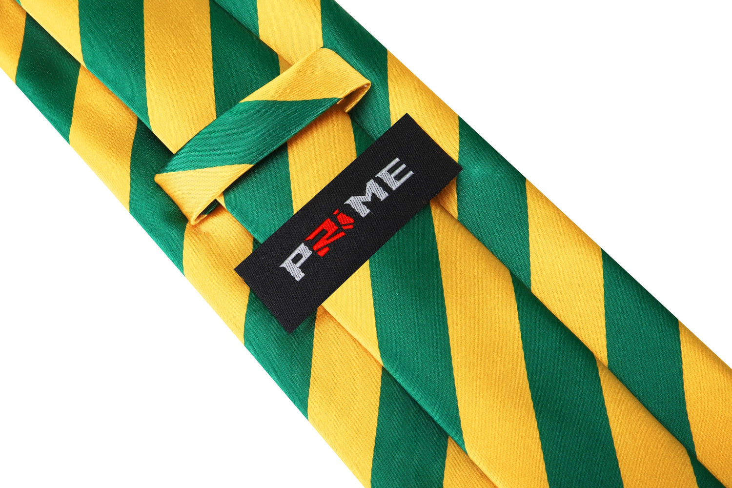 Green and Yellow Stripe Necktie Keep